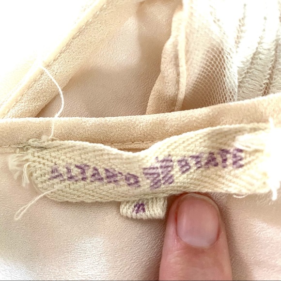 Altar’d State Embroidered Ivory Dress - Picture 4 of 7